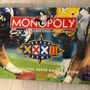 MONOPOLY ✨ 1998 Super Bowl 32 packers vs broncos game